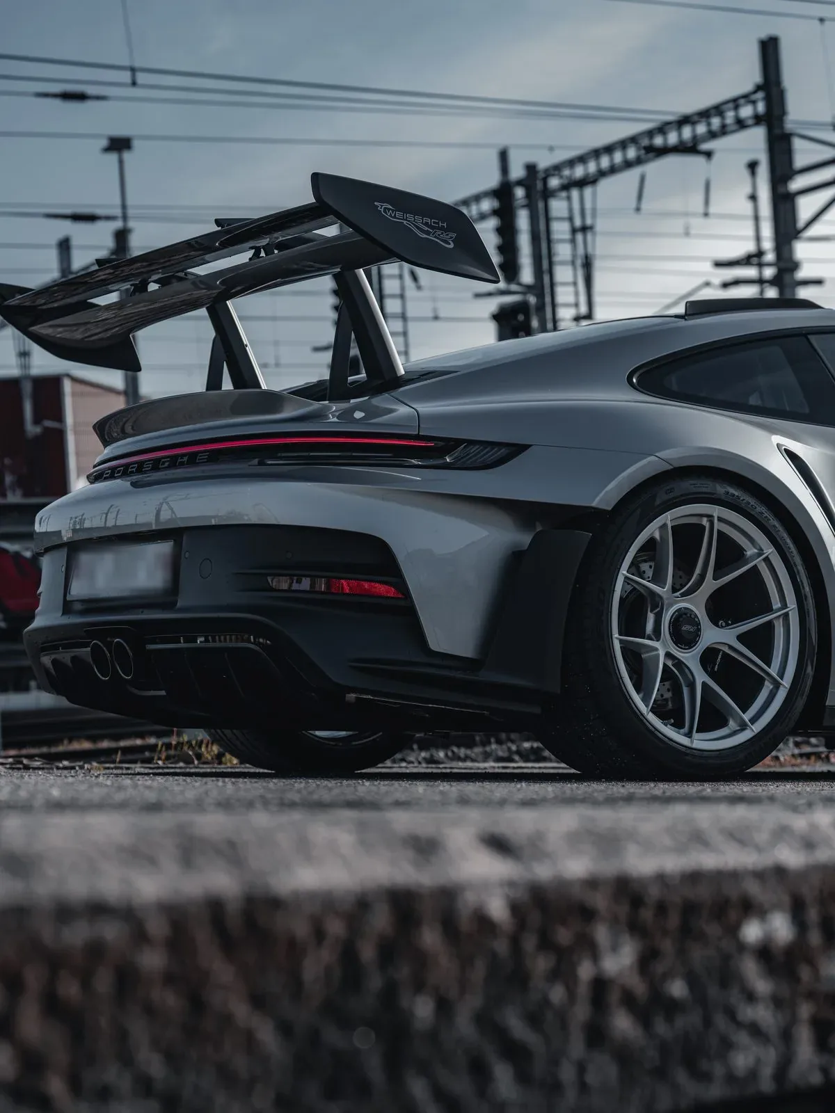 Porsche 911 GT3 RS, aileron Weissach