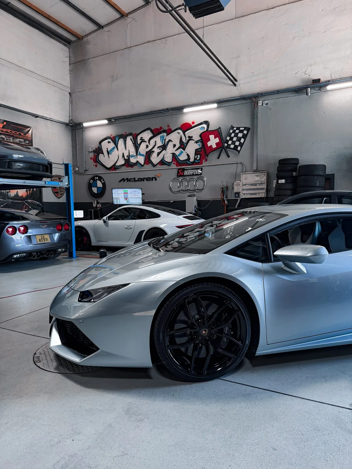 Lamborghini Huracán dans l’atelier